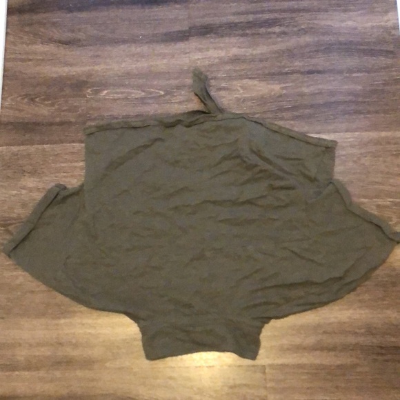 Splendid Cropped Tie Shirt - Picture 8 of 9